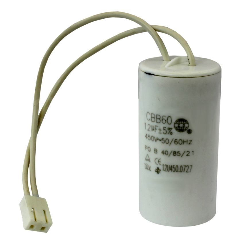 NICE Конденсатор пусковой 12u 450V с кабелем 150мм 12U450.0727